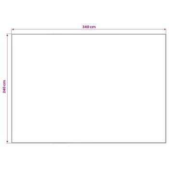 Teppich ORIZ Dunkelblau 240 x 340 cm 100% Polyester
