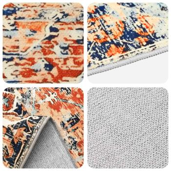 Teppich ORIZ Orange 200 x 200 cm 100% Polyester