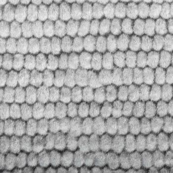 Teppich Grau 50 x 200 cm 100% Polyester 3 mm Waschbar