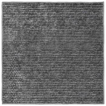 Teppich Anthrazit 100 x 100 cm 100% Polyester 3 mm Waschbar
