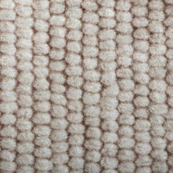 Teppich Beige 50 x 100 cm 100% Polyester 3 mm Waschbar
