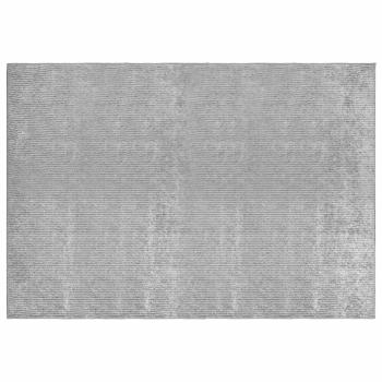 Teppich Grau 190 x 300 cm 100% Polyester 3 mm Waschbar