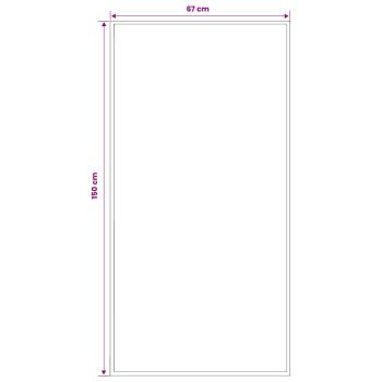 Teppichläufer FLORNES Gewebt Ocker 67 x 150 cm PP 7 mm