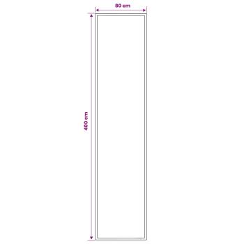 Teppichläufer FLORNES Gewebt Ocker 80 x 400 cm PP 7 mm