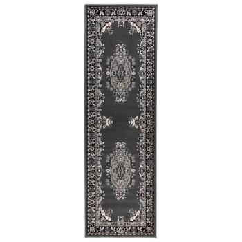 Teppichläufer FLORNES Gewebt Grau 67 x 150 cm PP 7 mm