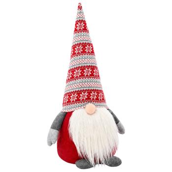 Weihnachtswichtel Rot 80 cm Polyester