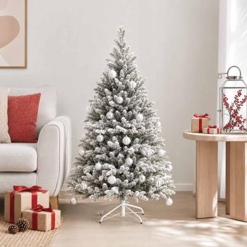 ARDEBO.de - Weihnachtskugelset 88 stk. Silber Durchmesser 6 cm Kunststoff