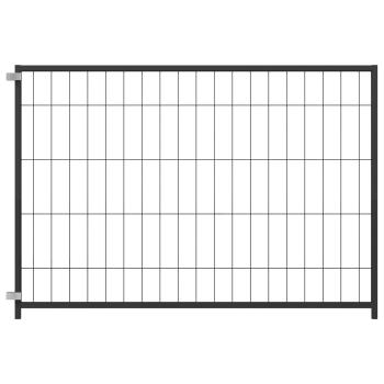 Hundezwinger Schwarz 300x100x70 cm Stahl