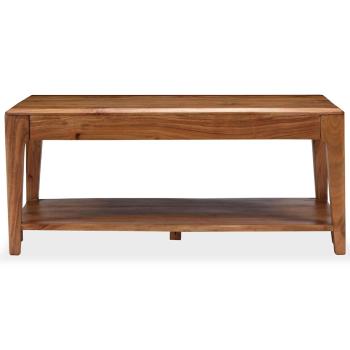 Couchtisch Massivholz 88x50x38 cm