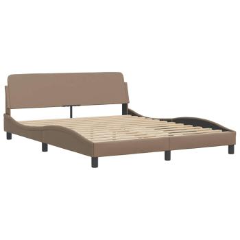 Bettgestell "Viana" ohne Matratze Cappuccino-Braun 160x200 cm