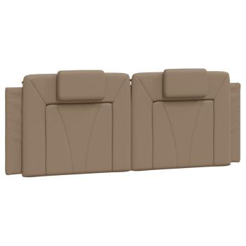 Bettgestell "Viana" mit LED ohne Matratze Cappuccino-Braun 140x200 cm