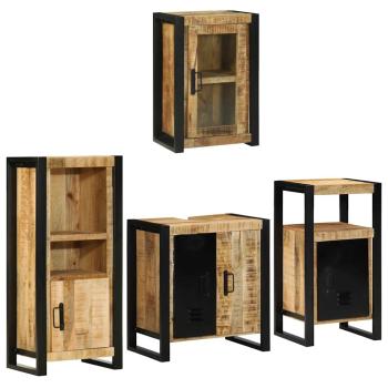 ARDEBO.de - Badezimmermöbel-Set 4 stk. Braun 55 x 35 x 60 cm