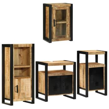 ARDEBO.de - Badezimmermöbel-Set 4 stk. Braun 55 x 35 x 60 cm
