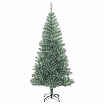 Künstlicher Weihnachtsbaum beschneit mit LED Licht 180 cm