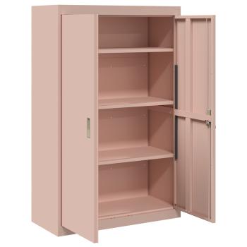 Aufbewahrungsschrank Rosa 90 x 40 x 140 cm Stahl