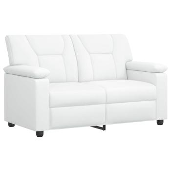 Sofa-Set 2 pcs Weiß Kunstleder