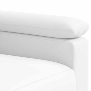 Sofa-Set 2 pcs Weiß Kunstleder