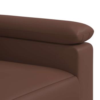 Sofa-Set 2 pcs Braun Kunstleder