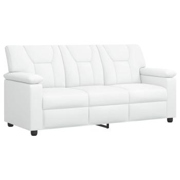 Sofa-Set 3 pcs Weiß Kunstleder