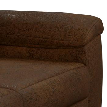 Sofa-Set 2 pcs Braun Kunstwildleder
