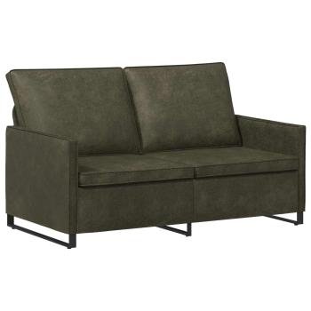 Sofa-Set 2 pcs Olivegrün Kunstwildleder