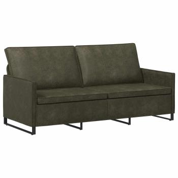 Sofa-Set 2 pcs Olivegrün Kunstwildleder