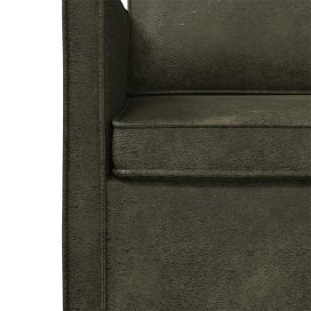 Sofa-Set 2 pcs Olivegrün Kunstwildleder
