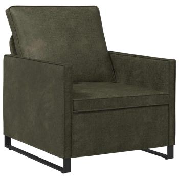Sofa-Set 2 pcs Olivegrün Kunstwildleder
