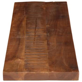 Tischplatte 120x30x3,8 cm Rechteckig Altholz Massiv