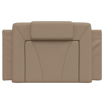 Kopfteil-Kissen "Viana" Cappuccino-Braun 90 cm Kunstleder