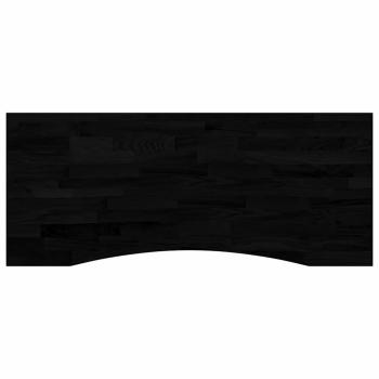 Schreibtischplatte Dunkelbraun 120x60x2,5 cm Massivholz Eiche