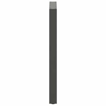Bartischbeine U-Form 2 Stk. Anthrazit 60x(100-101) cm Stahl