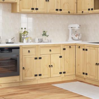 ARDEBO.de - Schrank SKI Honigbraun 60 x 46 x 81,5 cm Massives Kiefernholz