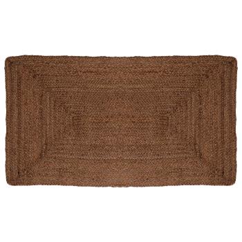 Bereichsteppich Grau 60 x 110 cm Jute