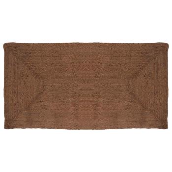 Bereichsteppich Grau 80 x 200 cm Jute