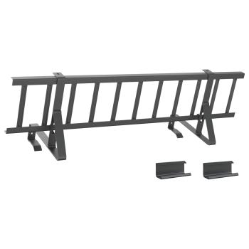 Schneefanggitter Anthrazit 800 x 29,5 x 34,5 cm Stahl