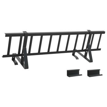 Schneefanggitter Schwarz 800 x 29,5 x 34,5 cm Stahl