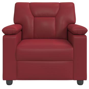 Sofa Weinrot 91 x 85 x 93 cm Kunstleder