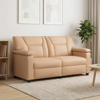ARDEBO.de - Sofa Cappuccino 171 x 85 x 93 cm Kunstleder