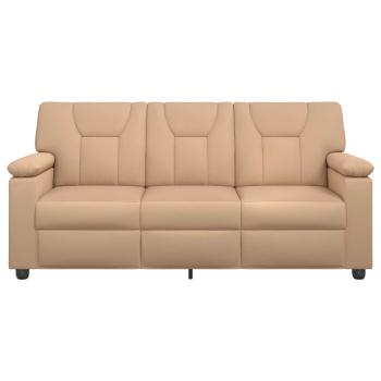 Sofa Cappuccino 191 x 85 x 93 cm Kunstleder