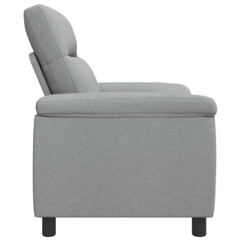 Sofa Hellgrau 95 x 90 x 95 cm Stoff