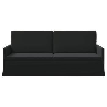 3-Sitzer Sofa Schwarz 190 x 81 x 82 cm Samt (V)