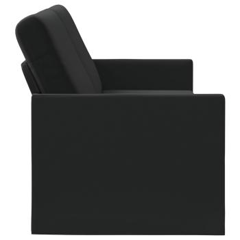 3-Sitzer Sofa Schwarz 190 x 81 x 82 cm Samt (V)