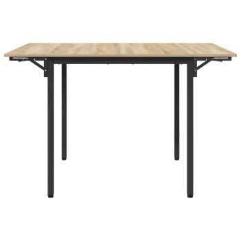 Ausziehbarer Esstisch 120 x 81,5 x 75 cm Holzwerkstoff