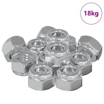 Mutter 9574 Stk. Silber M6 x 10 mm Eisen