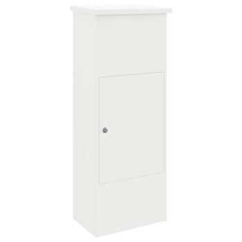 Paketdrop-Box mit Speicher Weiß 44,5 x 29 x 110,5 cm Stahl