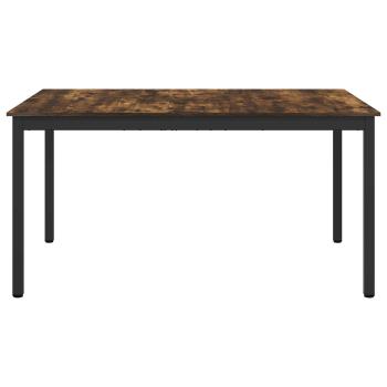 Esstische 150 x 90 x 75 cm Holzwerkstoff Räuchereiche