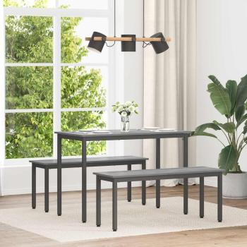ARDEBO.de - Esstische 150 x 90 x 75 cm Holzwerkstoff Sonoma-Grau Rechteckig