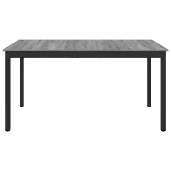 Esstische 150 x 90 x 75 cm Holzwerkstoff Sonoma-Grau Rechteckig