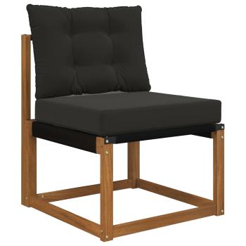 Sofakissen für draußen Stoff Schwarz 60 x 50,5 cm